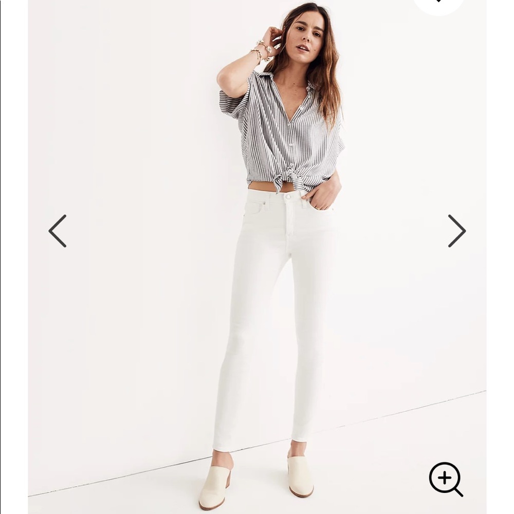 NWOT Madewell Taller 9” high rise skinny jeans 🤍